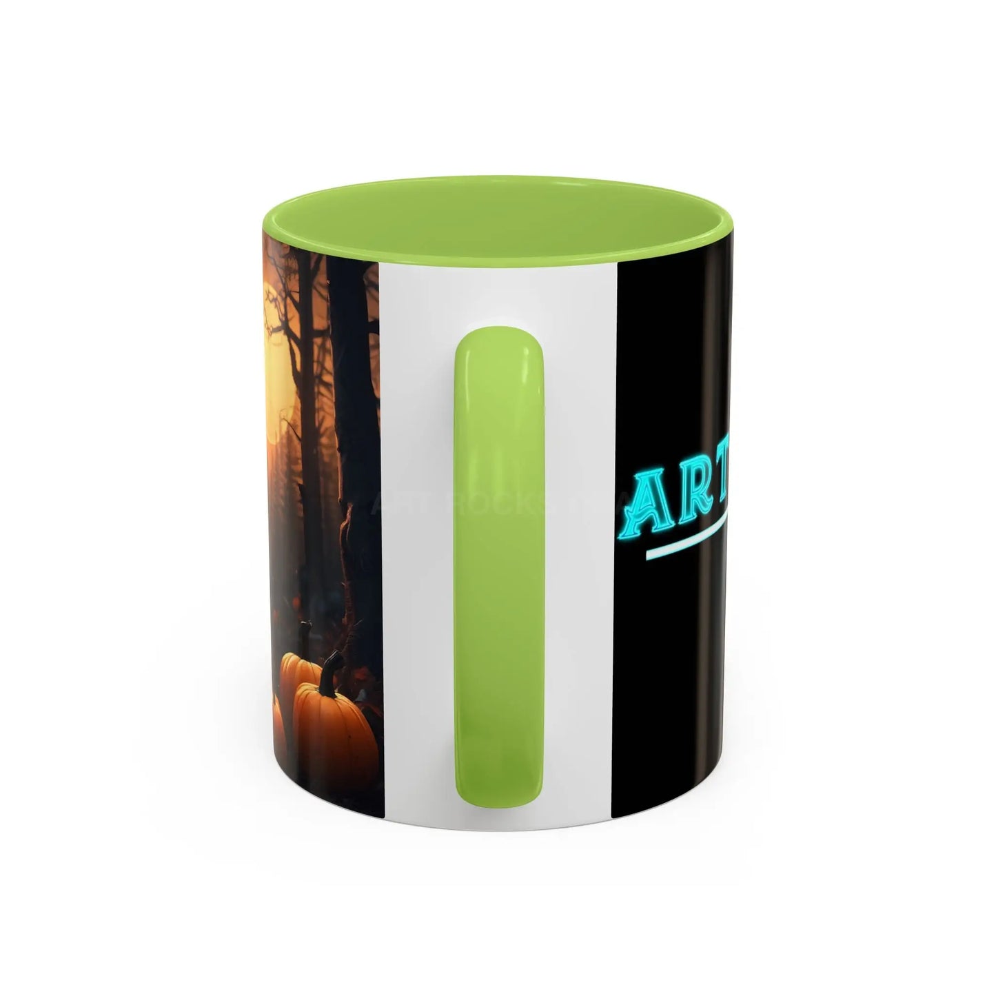 Halloween Owl Coffee Mug — Spooky Pumpkin Forest Accent Mug (11/15oz) - Mug