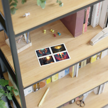 Halloween Sticker Sheets Halloween Decor Dark Art Vinyl Decor Art Journal Supplies Scrapbooking Stickers Macbook Decals