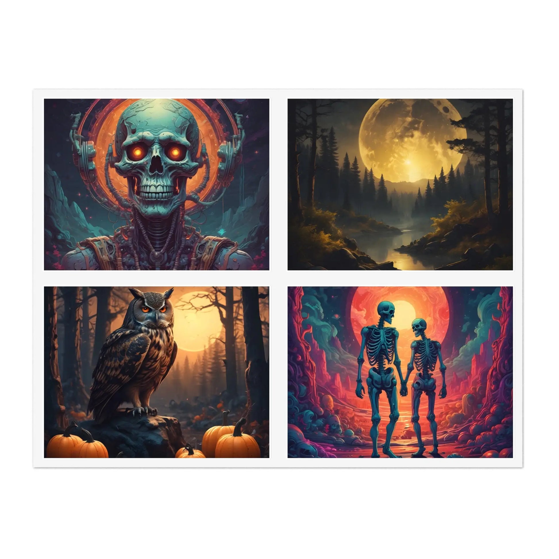 Halloween Sticker Sheets Halloween Decor Dark Art Vinyl Decor Art Journal Supplies Scrapbooking Stickers Macbook Decals