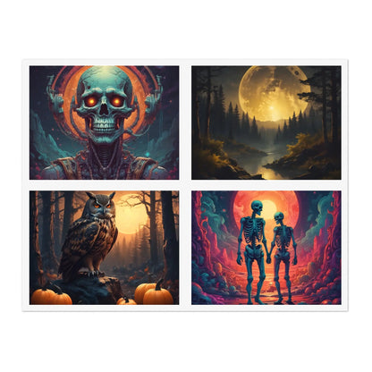 Halloween Sticker Sheets Halloween Decor Dark Art Vinyl Decor Art Journal Supplies Scrapbooking Stickers Macbook Decals