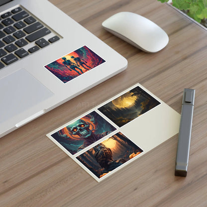 Halloween Sticker Sheets Halloween Decor Dark Art Vinyl Decor Art Journal Supplies Scrapbooking Stickers Macbook Decals