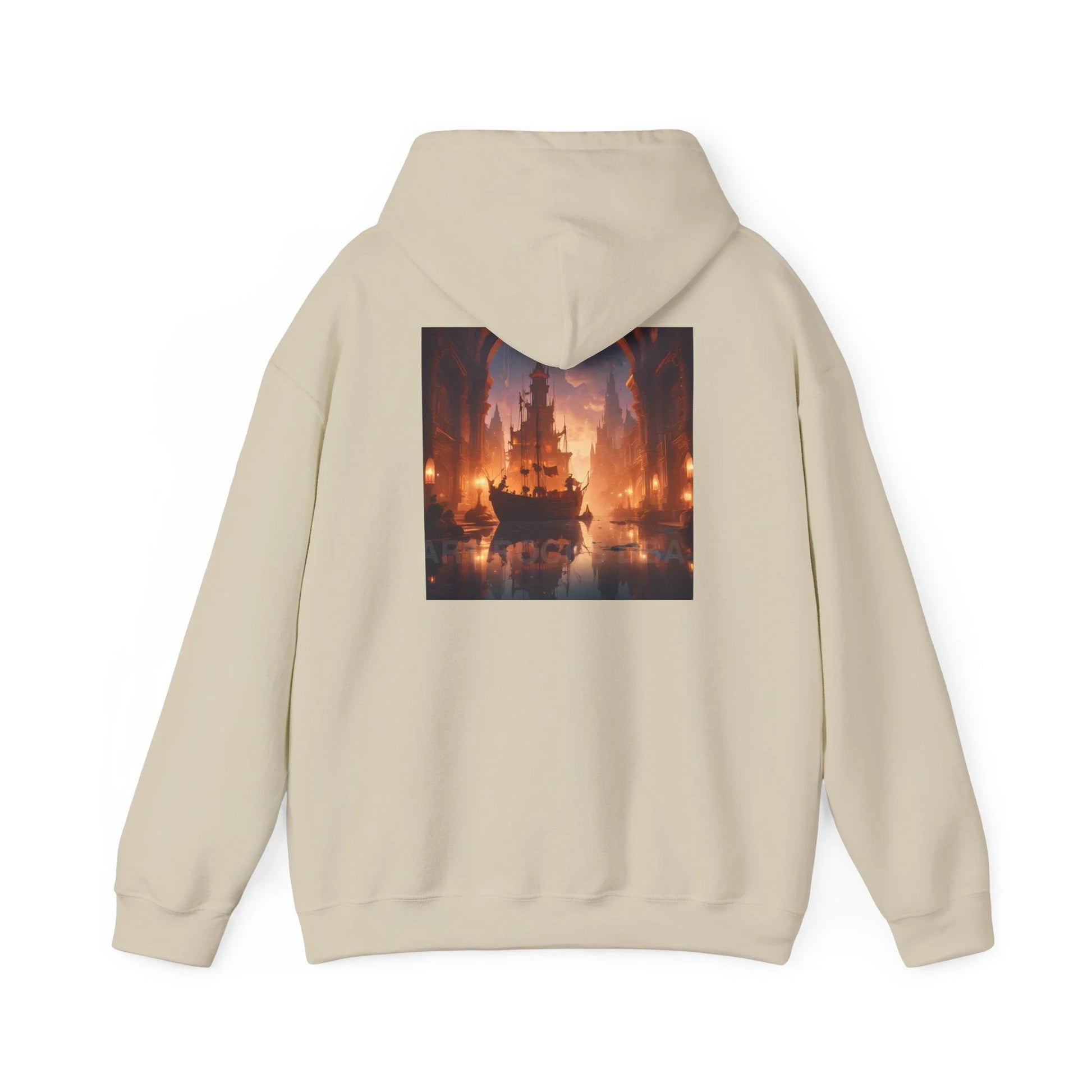 Indoor Ship Heavy Blend Hoodie - Cozy Sweatshirt for Art Lovers Gift for Artists Creative Lounge Wear Perfect for Art