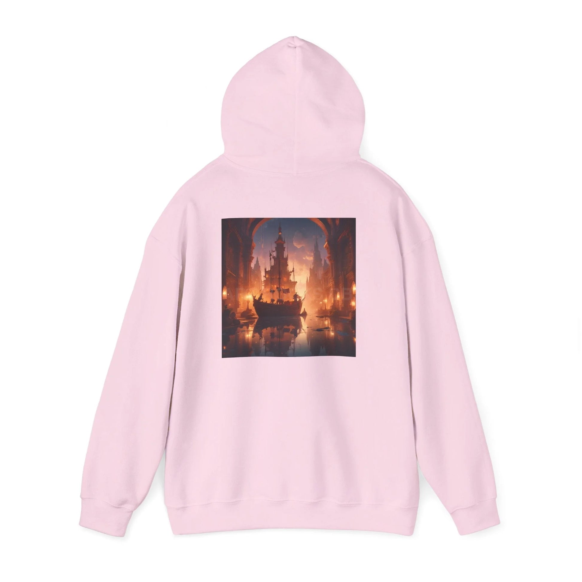 Indoor Ship Heavy Blend Hoodie - Cozy Sweatshirt for Art Lovers Gift for Artists Creative Lounge Wear Perfect for Art