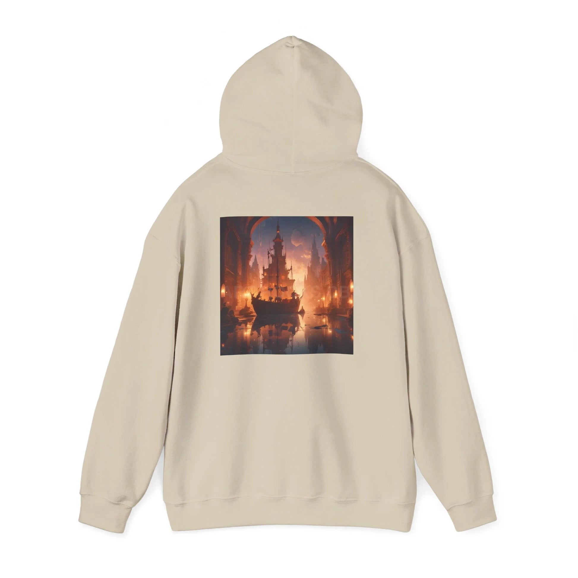 Indoor Ship Heavy Blend Hoodie - Cozy Sweatshirt for Art Lovers Gift for Artists Creative Lounge Wear Perfect for Art
