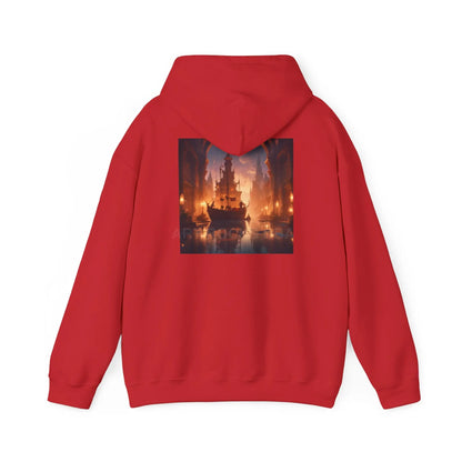 Indoor Ship Heavy Blend Hoodie - Cozy Sweatshirt for Art Lovers Gift for Artists Creative Lounge Wear Perfect for Art