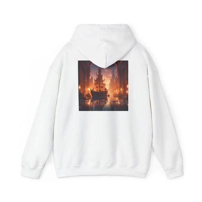 Indoor Ship Heavy Blend Hoodie - Cozy Sweatshirt for Art Lovers Gift for Artists Creative Lounge Wear Perfect for Art