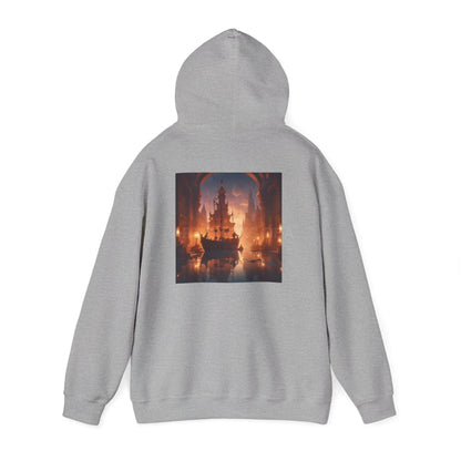 Indoor Ship Heavy Blend Hoodie - Cozy Sweatshirt for Art Lovers Gift for Artists Creative Lounge Wear Perfect for Art