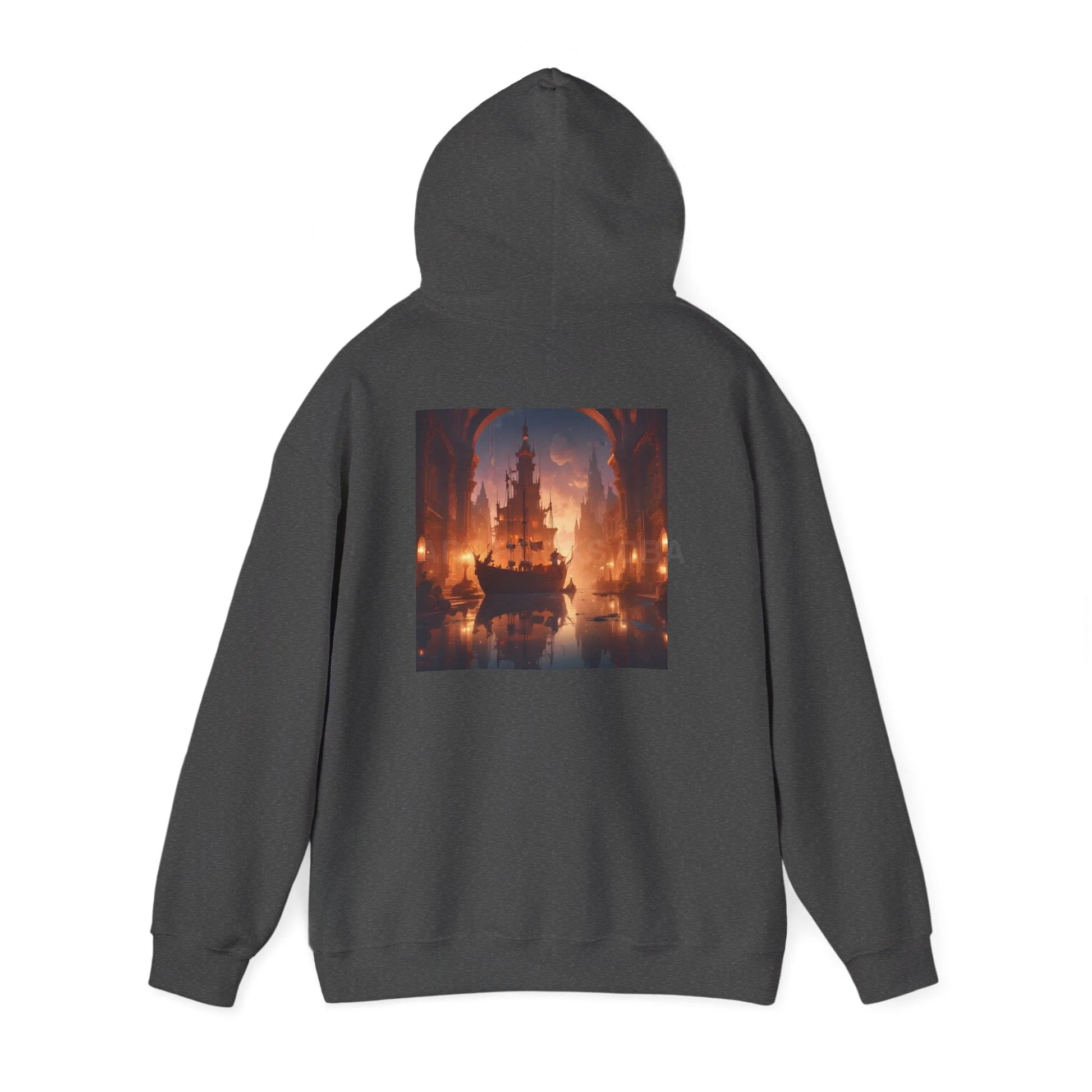 Indoor Ship Heavy Blend Hoodie - Cozy Sweatshirt for Art Lovers Gift for Artists Creative Lounge Wear Perfect for Art