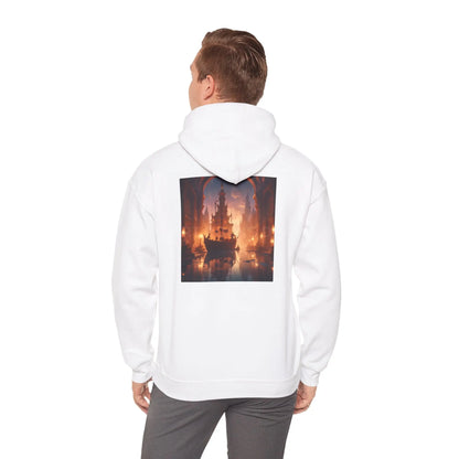 Indoor Ship Heavy Blend Hoodie - Cozy Sweatshirt for Art Lovers Gift for Artists Creative Lounge Wear Perfect for Art