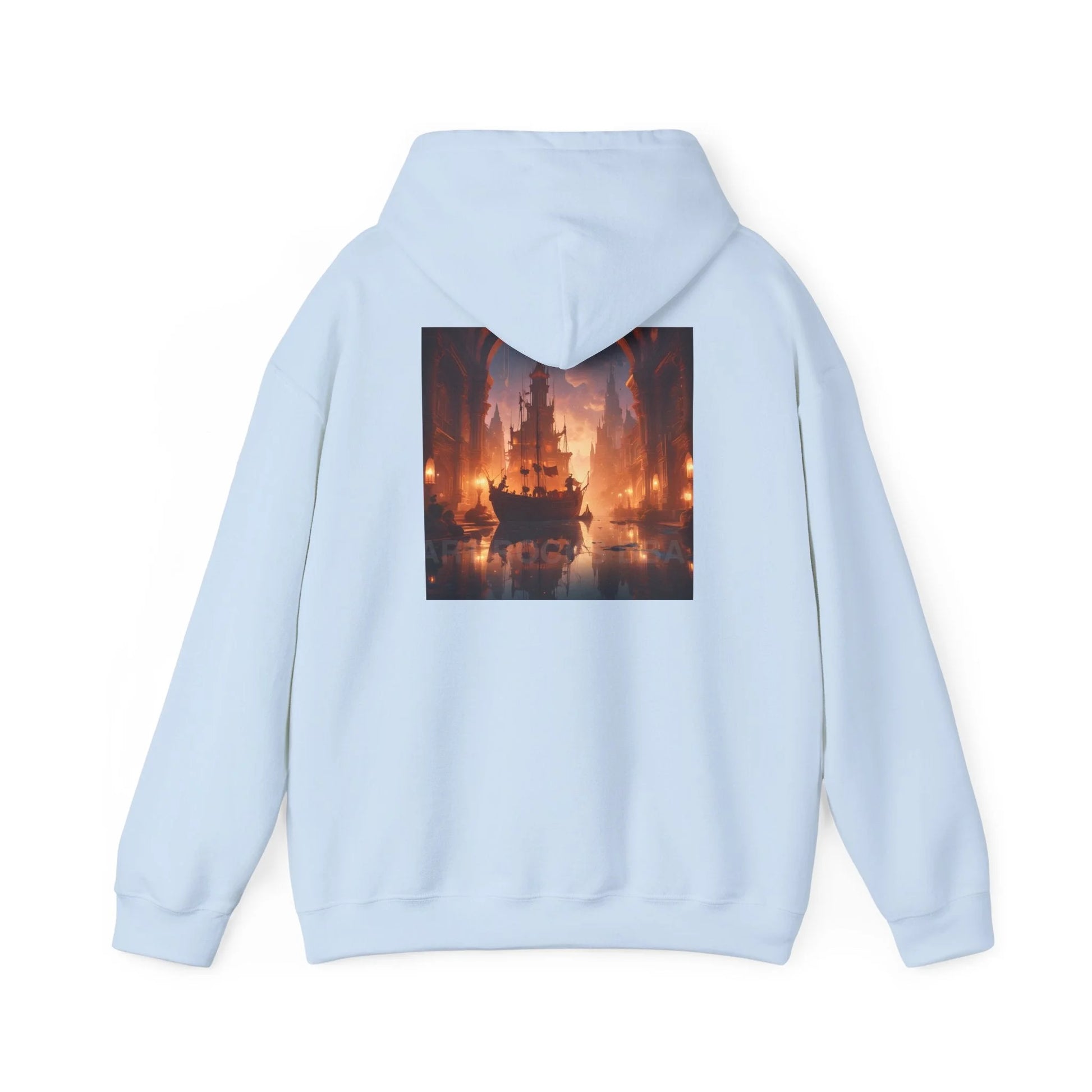 Indoor Ship Heavy Blend Hoodie - Cozy Sweatshirt for Art Lovers Gift for Artists Creative Lounge Wear Perfect for Art