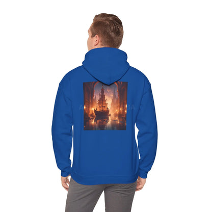 Indoor Ship Heavy Blend Hoodie - Cozy Sweatshirt for Art Lovers Gift for Artists Creative Lounge Wear Perfect for Art
