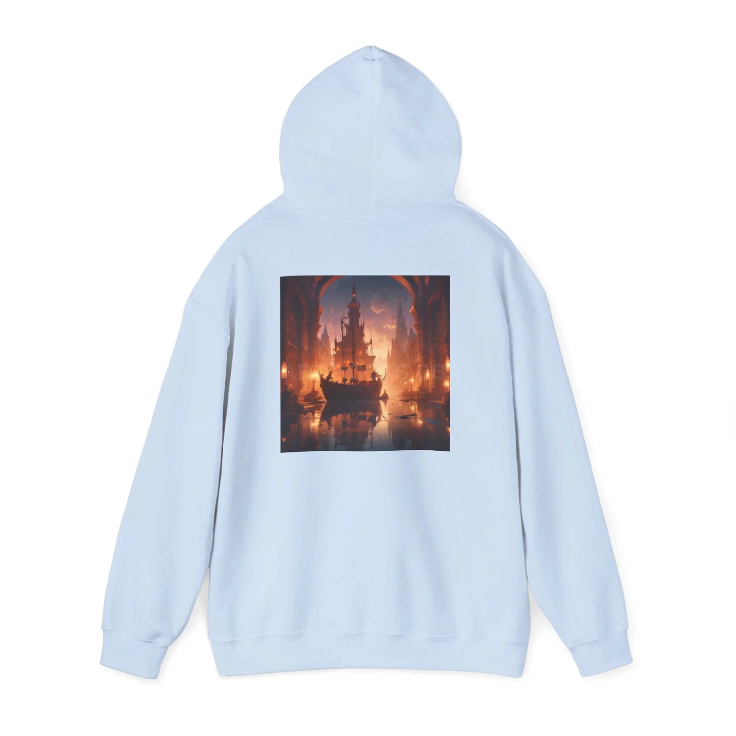 Indoor Ship Heavy Blend Hoodie - Cozy Sweatshirt for Art Lovers Gift for Artists Creative Lounge Wear Perfect for Art