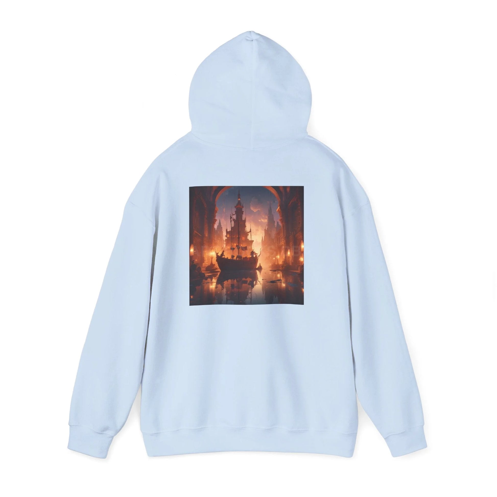 Indoor Ship Heavy Blend Hoodie - Cozy Sweatshirt for Art Lovers Gift for Artists Creative Lounge Wear Perfect for Art
