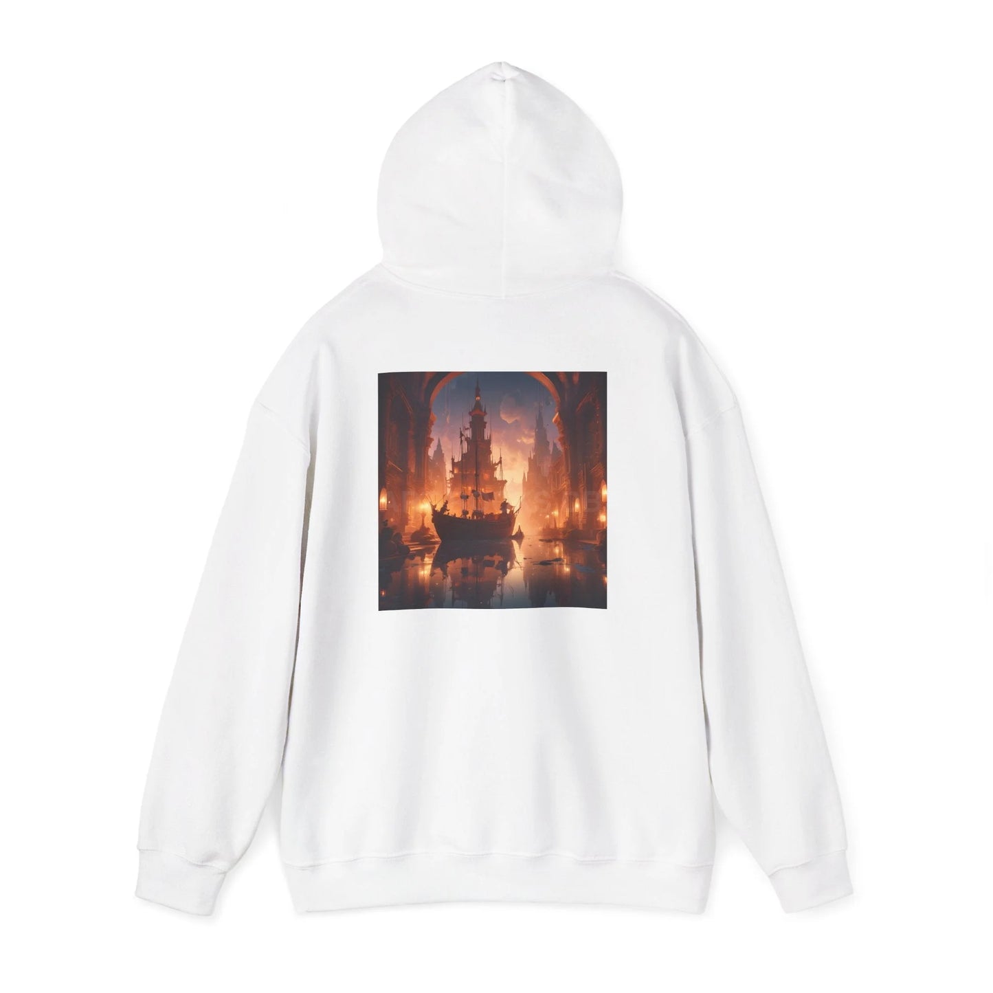 Indoor Ship Heavy Blend Hoodie - Cozy Sweatshirt for Art Lovers Gift for Artists Creative Lounge Wear Perfect for Art