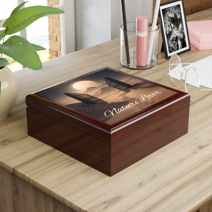 Jewelry Box — ’Nature Lover’ Moonlit Desert Keepsake Box - Home Decor
