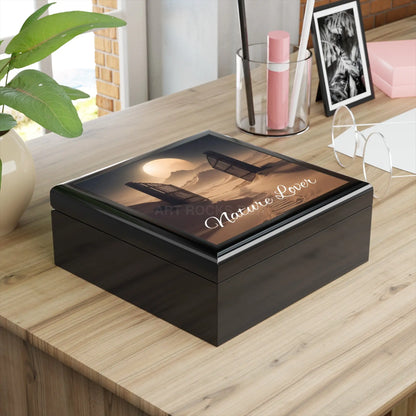 Jewelry Box — ’Nature Lover’ Moonlit Desert Keepsake Box - Home Decor