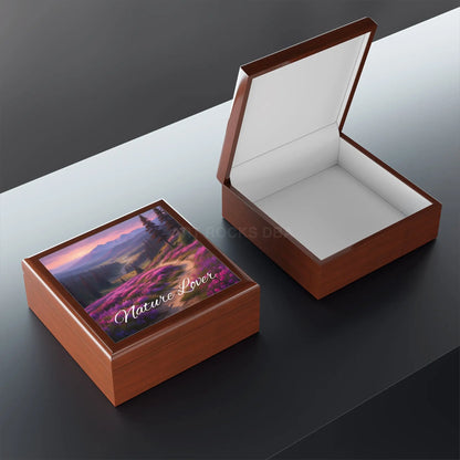 Jewelry Box — ’Nature Lover’ Scenic Keepsake Jewelry Box - Home Decor
