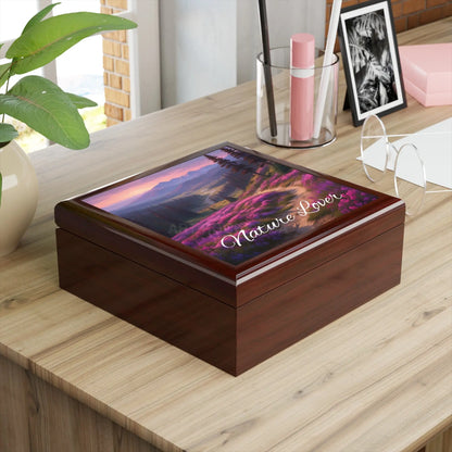 Jewelry Box — ’Nature Lover’ Scenic Keepsake Jewelry Box - Home Decor