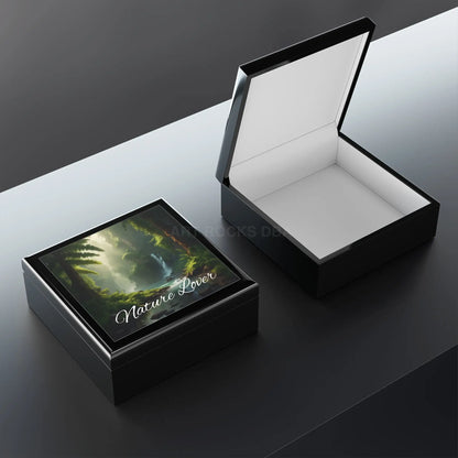 Jewelry Box - Nature Lover Scenic Waterfall Keepsake - Home Decor