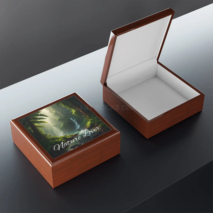 Jewelry Box - Nature Lover Scenic Waterfall Keepsake - Home Decor