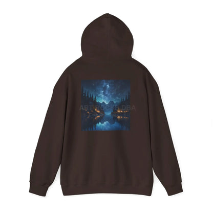 Lake at Night Hoodie - Cozy Unisex Sweatshirt Perfect for Art Lovers Warm Gifts for Artists Casual Style for Every