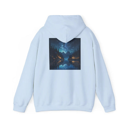 Lake at Night Hoodie - Cozy Unisex Sweatshirt Perfect for Art Lovers Warm Gifts for Artists Casual Style for Every