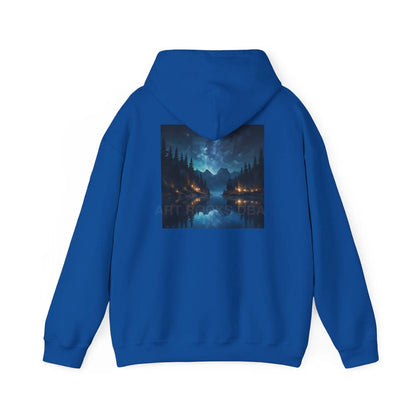 Lake at Night Hoodie - Cozy Unisex Sweatshirt Perfect for Art Lovers Warm Gifts for Artists Casual Style for Every