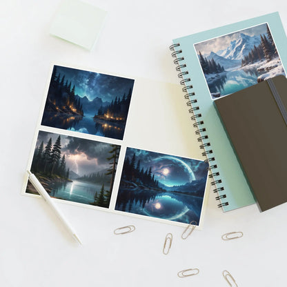 Lake Sticker Sheets Scenic Decor Nature Lovers Scrapbooking Gift for Her - Paper products