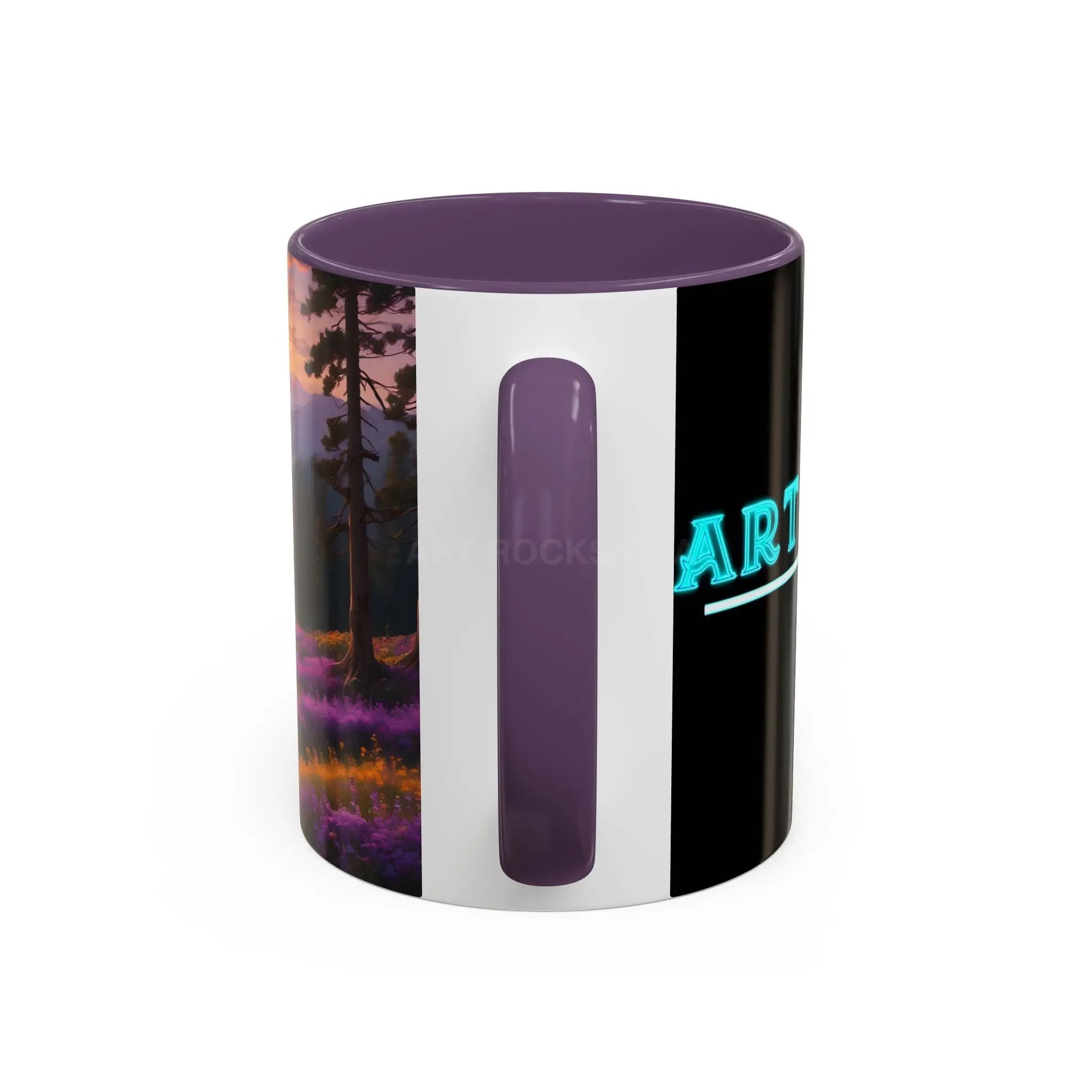 Lavender Sunset Mountain Meadow Accent Coffee Mug (11/15oz) - Mug