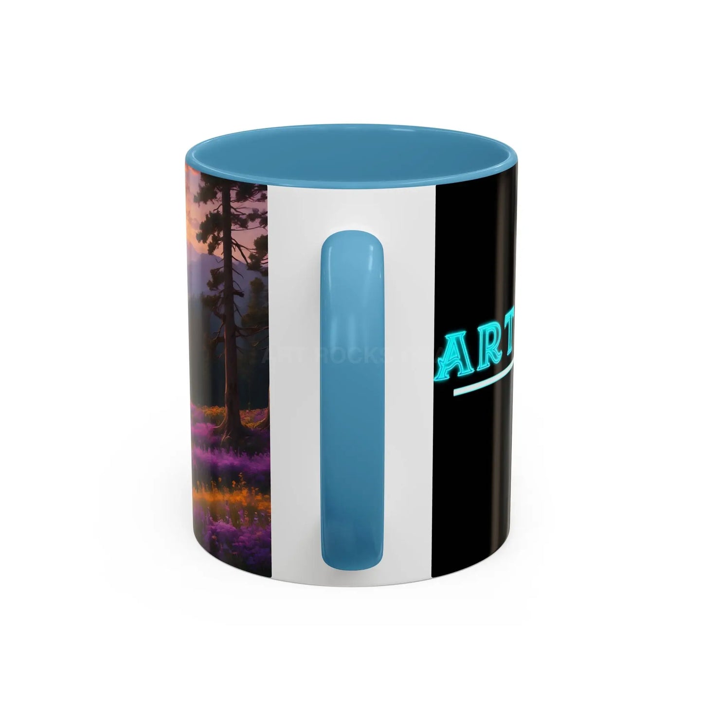 Lavender Sunset Mountain Meadow Accent Coffee Mug (11/15oz) - Mug