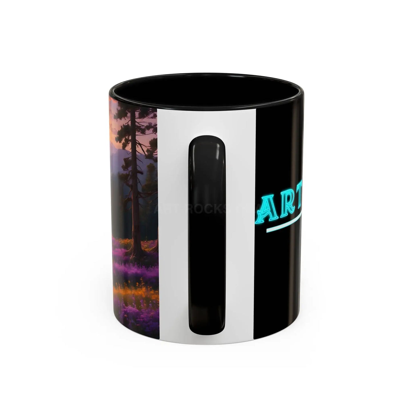 Lavender Sunset Mountain Meadow Accent Coffee Mug (11/15oz) - Mug