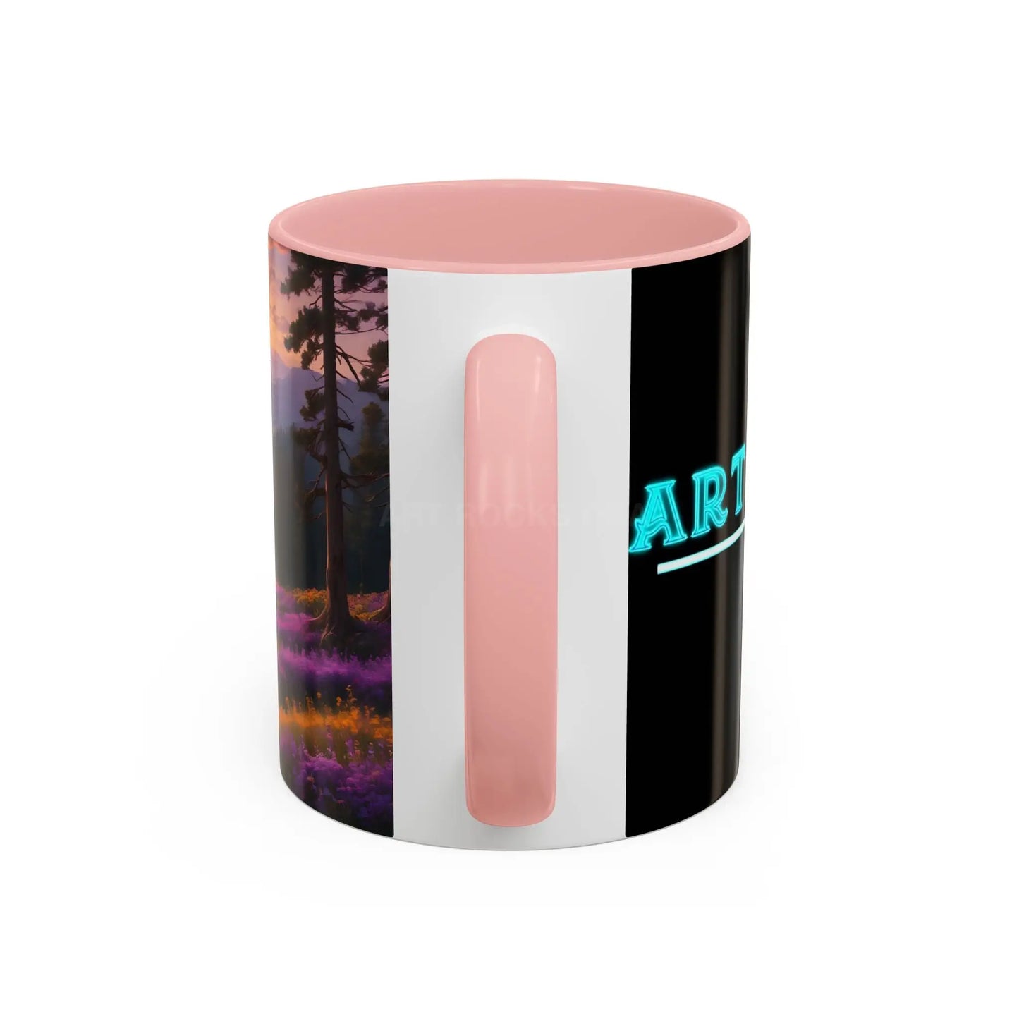 Lavender Sunset Mountain Meadow Accent Coffee Mug (11/15oz) - Mug