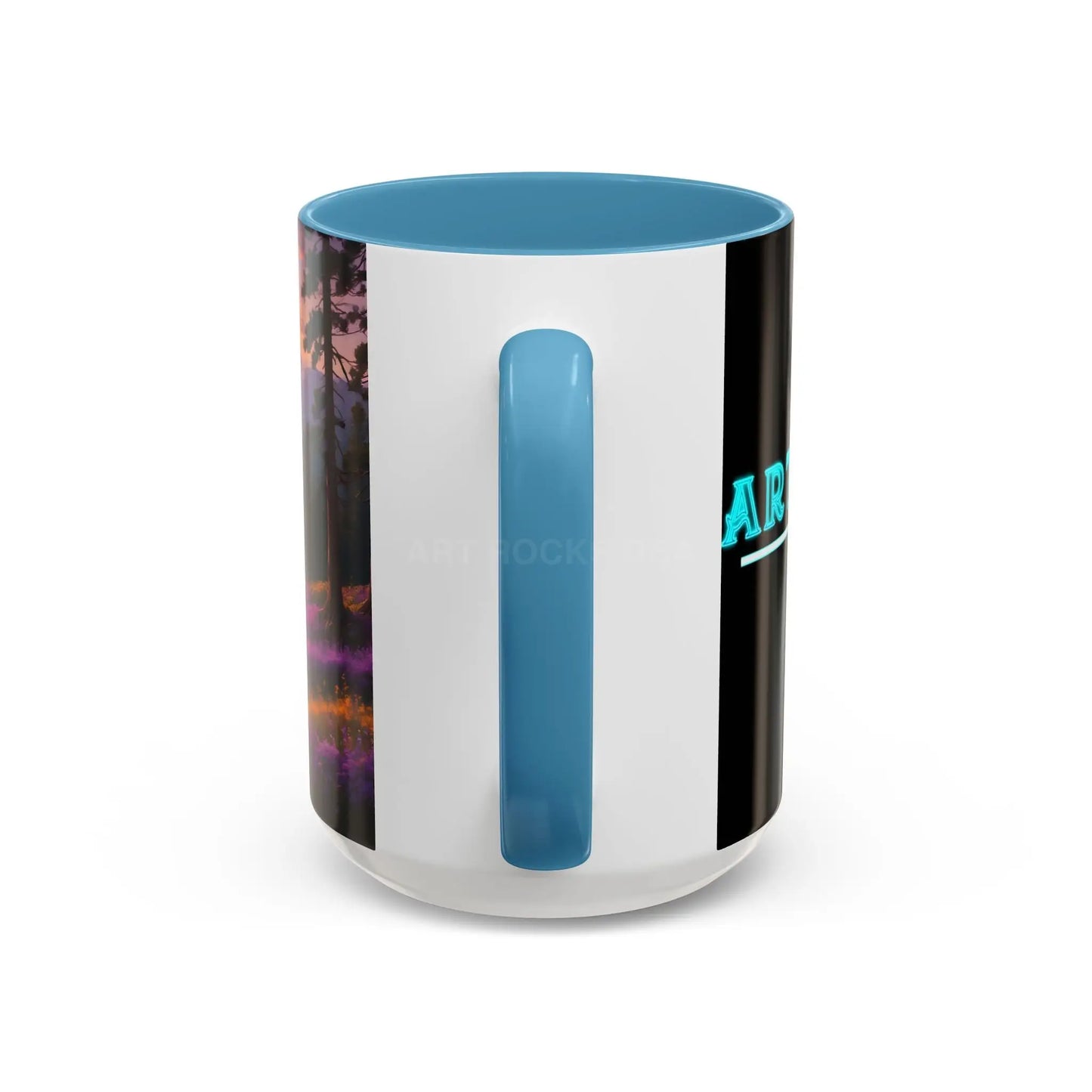 Lavender Sunset Mountain Meadow Accent Coffee Mug (11/15oz) - Mug