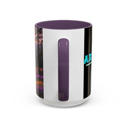 Lavender Sunset Mountain Meadow Accent Coffee Mug (11/15oz) - Mug