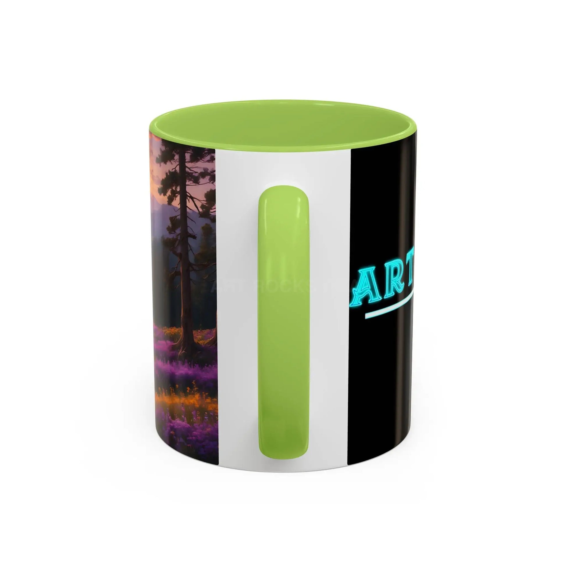 Lavender Sunset Mountain Meadow Accent Coffee Mug (11/15oz) - Mug