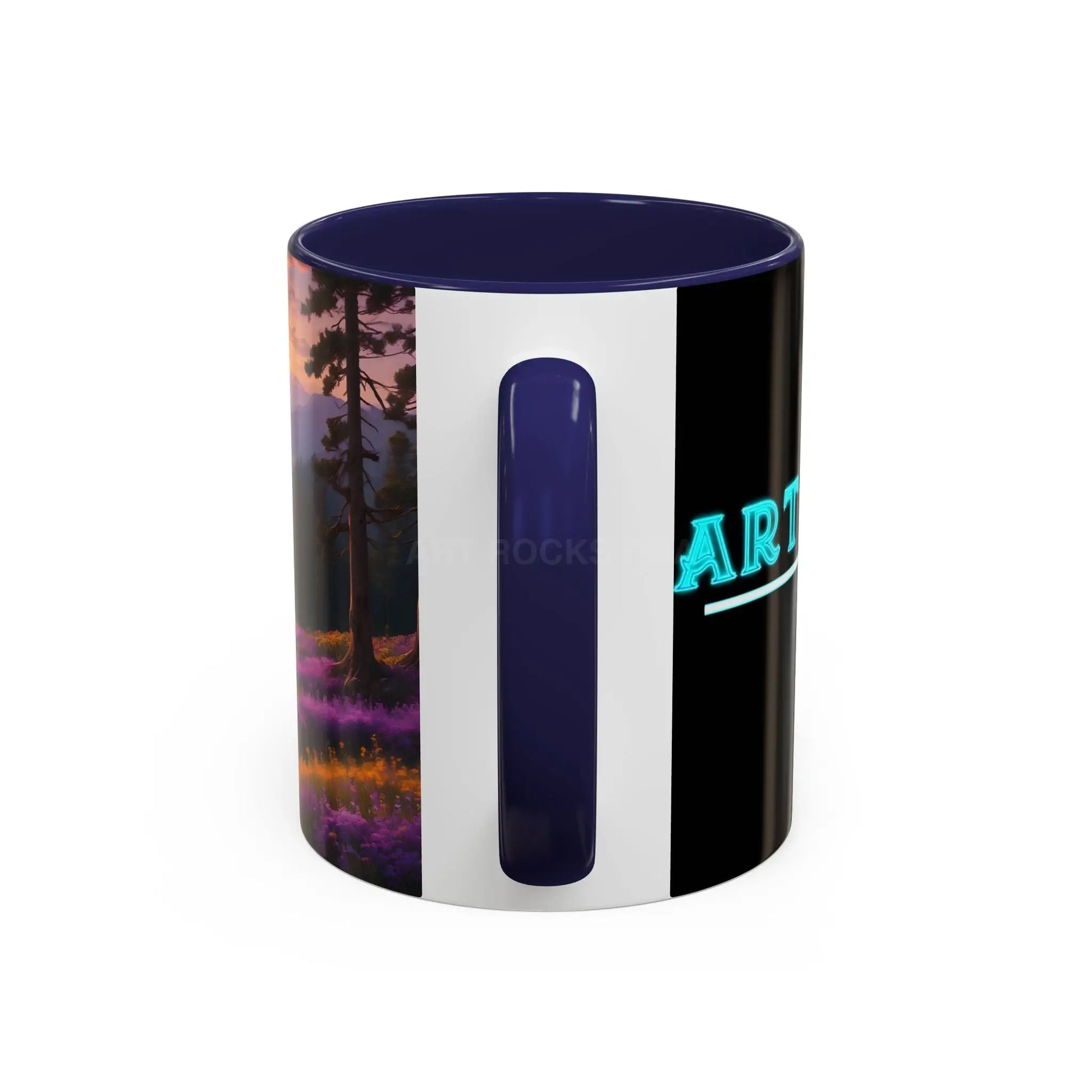 Lavender Sunset Mountain Meadow Accent Coffee Mug (11/15oz) - Mug