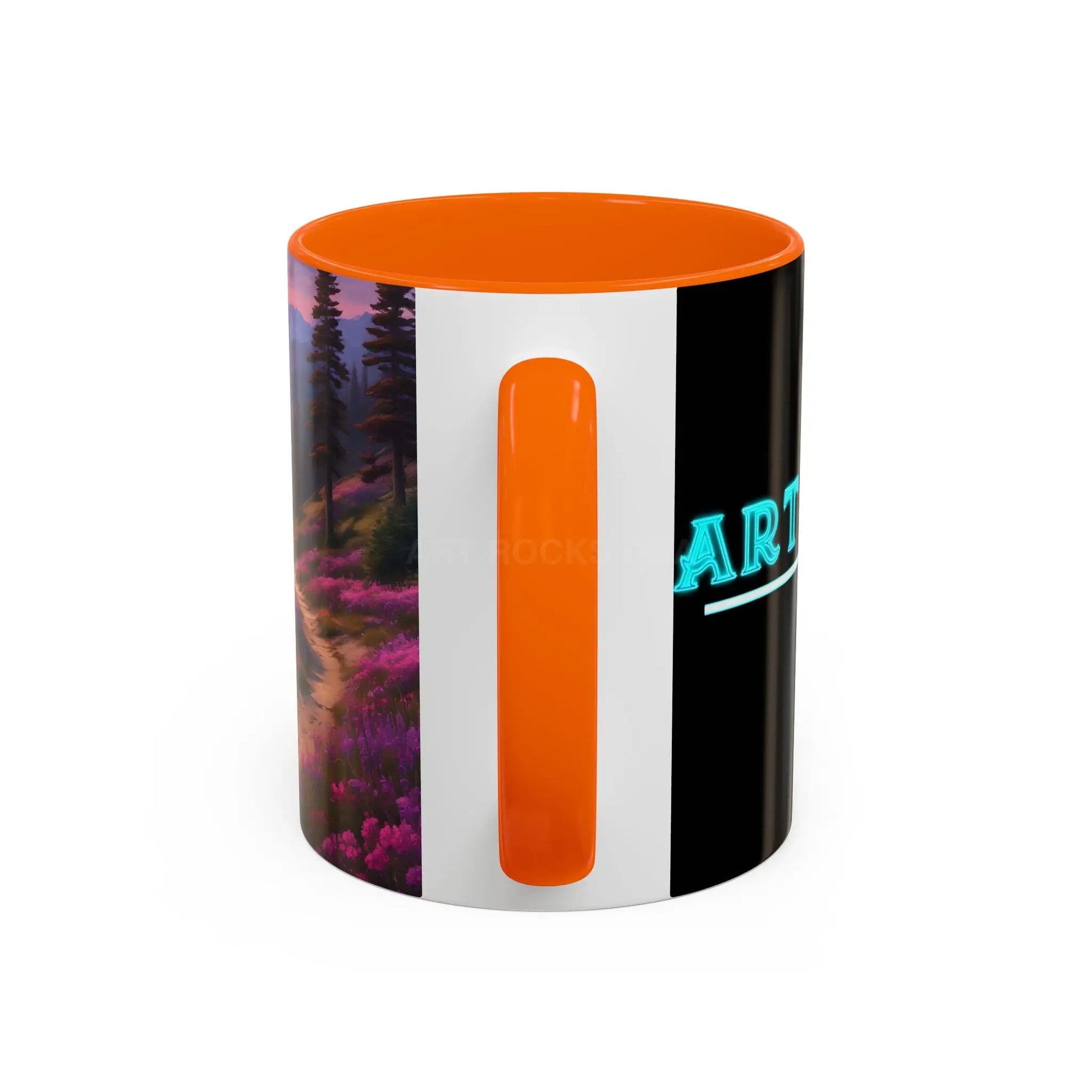 Lavender Wildflower Landscape Coffee Mug — Accent 11/15oz - Mug