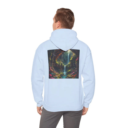 Magical Cave Unisex Hooded Sweatshirt Artistic Gift Cozy Hoodie Unisex Pullover Graphic Sweatshirt Festival Wear