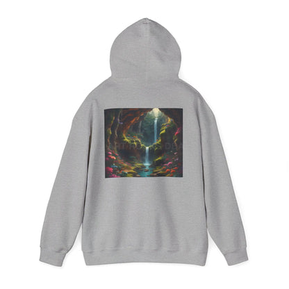 Magical Cave Unisex Hooded Sweatshirt Artistic Gift Cozy Hoodie Unisex Pullover Graphic Sweatshirt Festival Wear