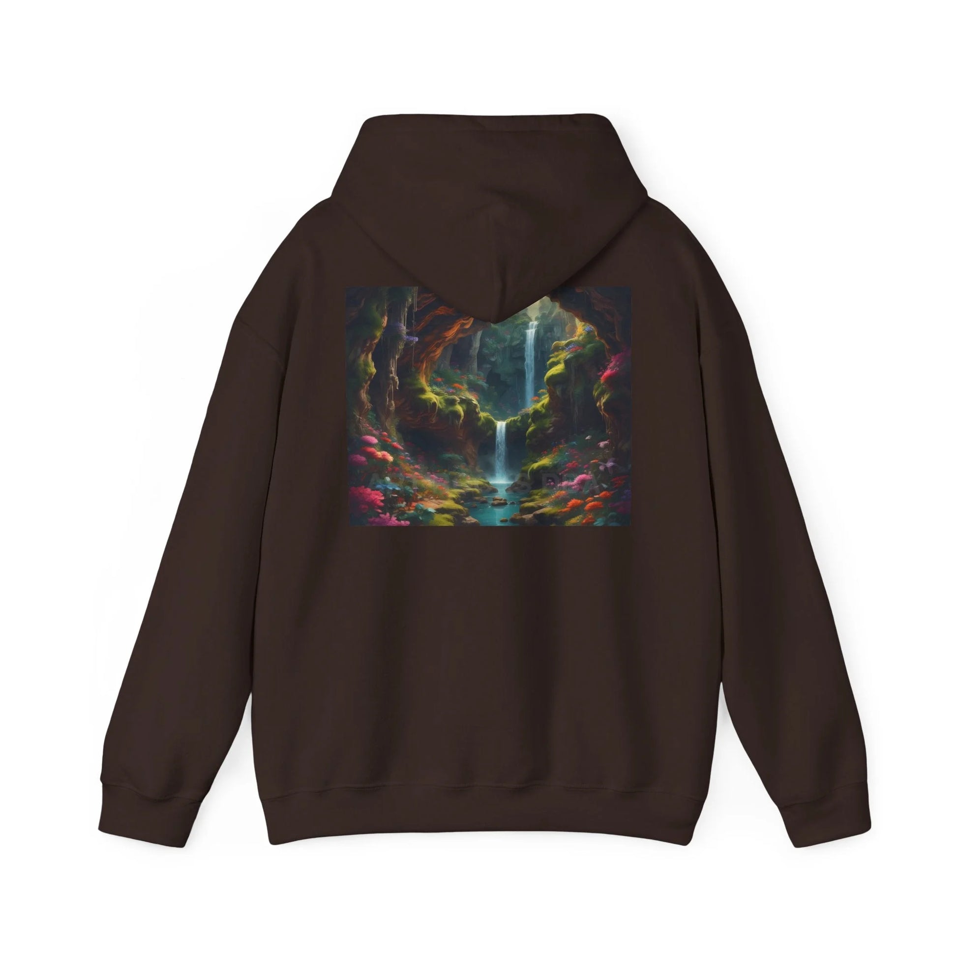 Magical Cave Unisex Hooded Sweatshirt Artistic Gift Cozy Hoodie Unisex Pullover Graphic Sweatshirt Festival Wear