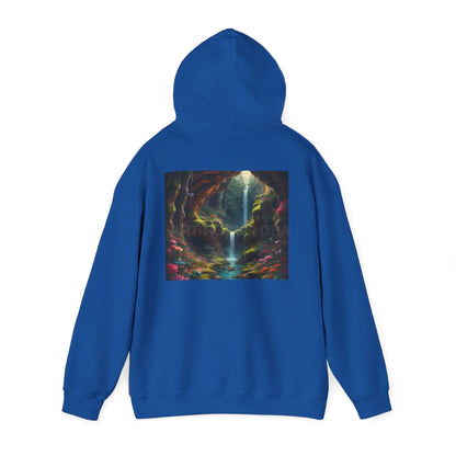 Magical Cave Unisex Hooded Sweatshirt Artistic Gift Cozy Hoodie Unisex Pullover Graphic Sweatshirt Festival Wear