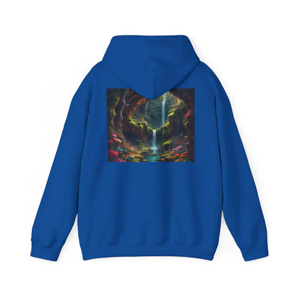 Magical Cave Unisex Hooded Sweatshirt Artistic Gift Cozy Hoodie Unisex Pullover Graphic Sweatshirt Festival Wear