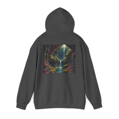 Magical Cave Unisex Hooded Sweatshirt Artistic Gift Cozy Hoodie Unisex Pullover Graphic Sweatshirt Festival Wear
