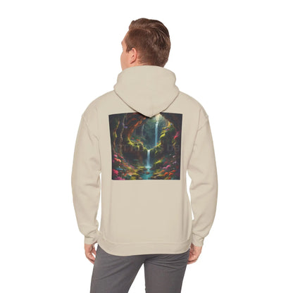 Magical Cave Unisex Hooded Sweatshirt Artistic Gift Cozy Hoodie Unisex Pullover Graphic Sweatshirt Festival Wear