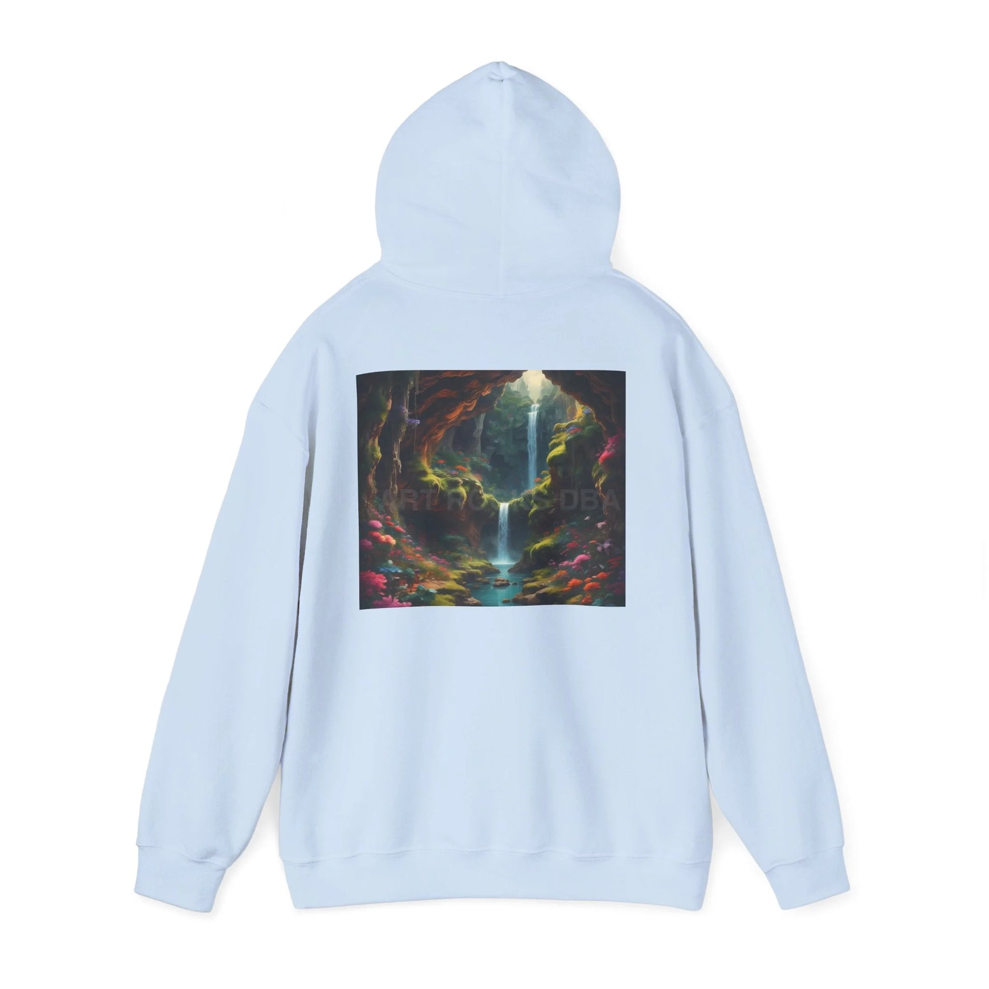 Magical Cave Unisex Hooded Sweatshirt Artistic Gift Cozy Hoodie Unisex Pullover Graphic Sweatshirt Festival Wear