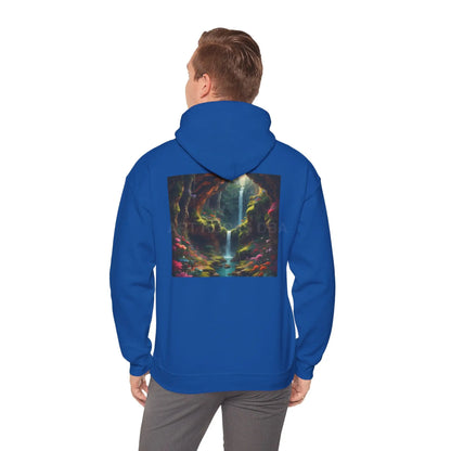 Magical Cave Unisex Hooded Sweatshirt Artistic Gift Cozy Hoodie Unisex Pullover Graphic Sweatshirt Festival Wear