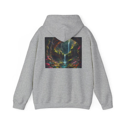 Magical Cave Unisex Hooded Sweatshirt Artistic Gift Cozy Hoodie Unisex Pullover Graphic Sweatshirt Festival Wear