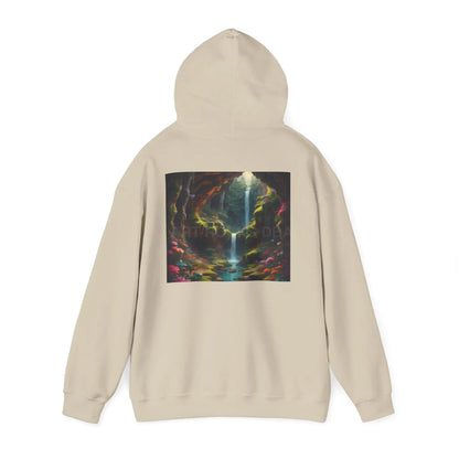 Magical Cave Unisex Hooded Sweatshirt Artistic Gift Cozy Hoodie Unisex Pullover Graphic Sweatshirt Festival Wear