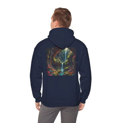 Magical Cave Unisex Hooded Sweatshirt Artistic Gift Cozy Hoodie Unisex Pullover Graphic Sweatshirt Festival Wear