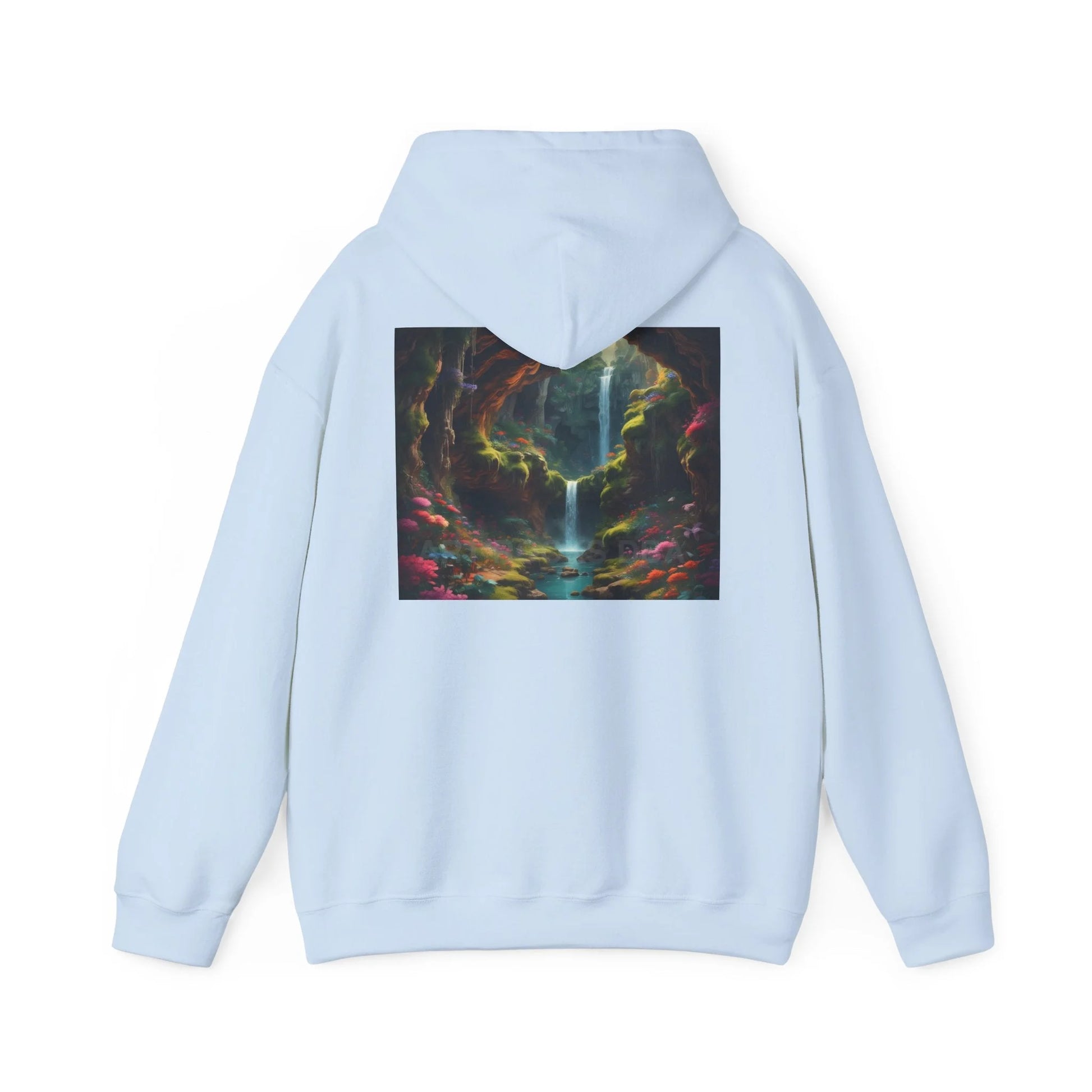 Magical Cave Unisex Hooded Sweatshirt Artistic Gift Cozy Hoodie Unisex Pullover Graphic Sweatshirt Festival Wear